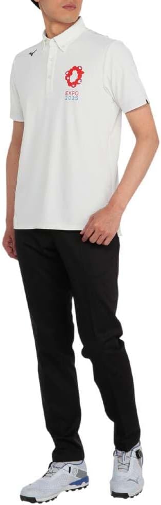 ミャクミャク　ミズノ　ゴルフ　EXPO ポロシャツ L ミャクミャク ミズノ ゴルフ EXPO ポロシャツ L